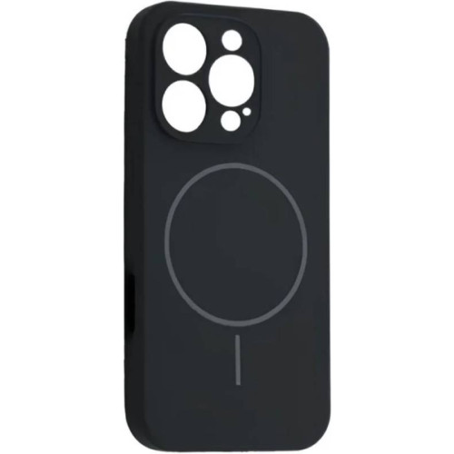 Чехол Silicone with MagSafe для iPhone 13 Pro Max Black
