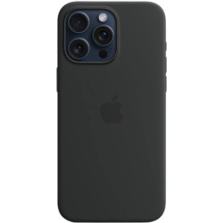 Чохол Silicone with MagSafe для iPhone 15 Pro Max Black