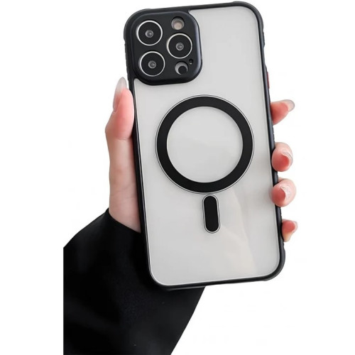 Чохол Skin Clear Case with MagSafe для iPhone 13 Pro Black