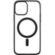 Чехол Skin Clear Case with MagSafe для iPhone 12 Pro Black - Фото 1