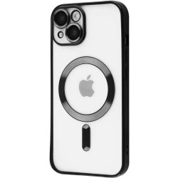 Чехол Metal Matte Case with Magnetic Ring для iPhone 14 Black