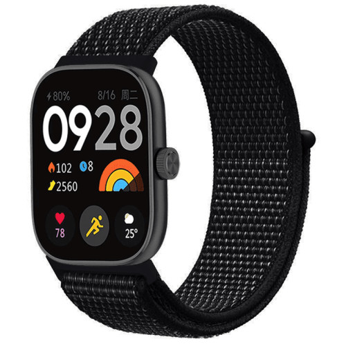 Ремінець ArmorStandart нейлоновий для Xiaomi Smart Band 8-10 Pro/Watch 4-6 Charcoal Black (ARM89319)
