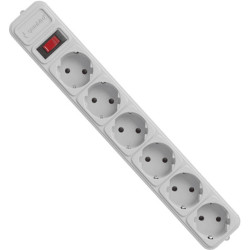 Фильтр питания Gembird Power Cube 6 розеток 3m Gray (SPG6-G-10G)
