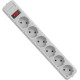 Фильтр питания Gembird Power Cube 6 розеток 3m Gray (SPG6-G-10G) - Фото 1