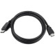 Кабель Cablexpert DisplayPort - HDMI 1.8m Black (CC-DP-HDMI-6) - Фото 1