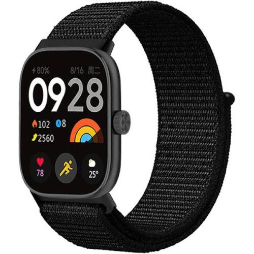 Ремінець ArmorStandart нейлоновий для Xiaomi Smart Band 8-10 Pro/Watch 4-6 Black (ARM73975)