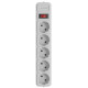 Фільтр живлення Power Cube 5 розеток 4.5m Grey (SPG5-G-15G) - Фото 2