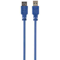 USB подовжувач Cablexpert USB 3.0 AM/AF 3m Blue (CCP-USB3-AMAF-10)