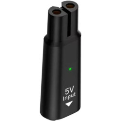 Адаптер Type-C to 2-pin for Philips OneBlade QP2724/QP2834/QP1424/QP1924/QP4631 Black