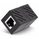 З'єднувач мережевих роз'ємів RJ45 - RJ45 1/1 Black - Фото 1