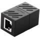 Соединитель сетевых разъемов RJ45 - RJ45 1/1 Black - Фото 2