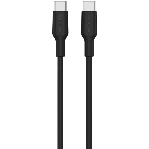 Кабель Senteo SL-06 TPE Type-C to Type-C 60W 1m Black