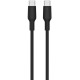 Кабель Senteo SL-06 TPE Type-C to Type-C 60W 1m Black - Фото 1