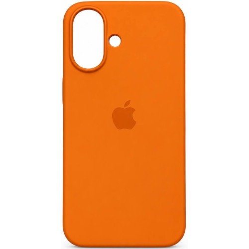 Чехол Silicone Case для iPhone 16 Hermes Orange