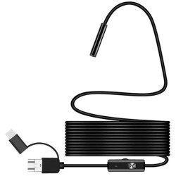 Эндоскопическая камера 5m 3-in-1 Black