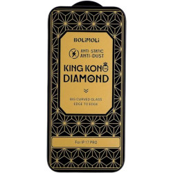 Защитное стекло KingKong Diamond для Apple iPhone 17 Pro/18 Pro Black
