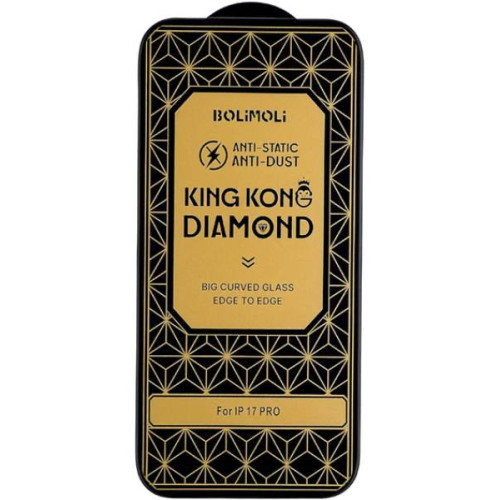 Защитное стекло KingKong Diamond для Apple iPhone 17 Pro/18 Pro Black