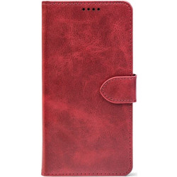 Чохол-книжка Crazy Horse Clasic для Xiaomi Redmi Note 17 Red Wine (Front)