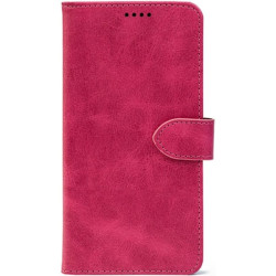 Чехол-книжка Crazy Horse Clasic для Xiaomi Redmi Note 17 Magenta (Front)