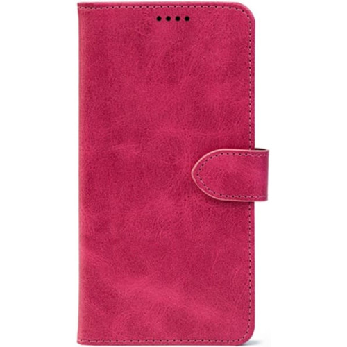 Чехол-книжка Crazy Horse Clasic для Xiaomi Redmi Note 17 Magenta (Front)