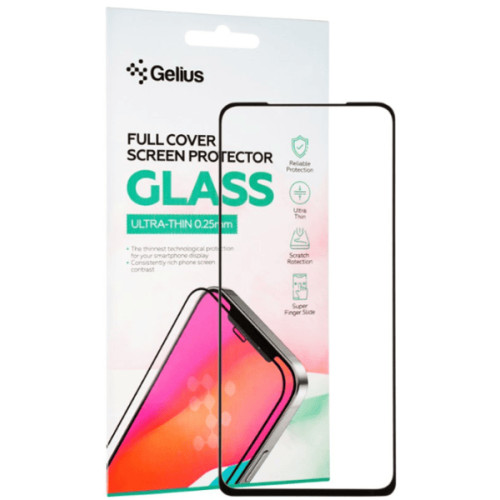 Захисне скло Gelius Full Cover Ultra-Thin 0.25mm для Xiaomi Redmi Note 11 Pro Black