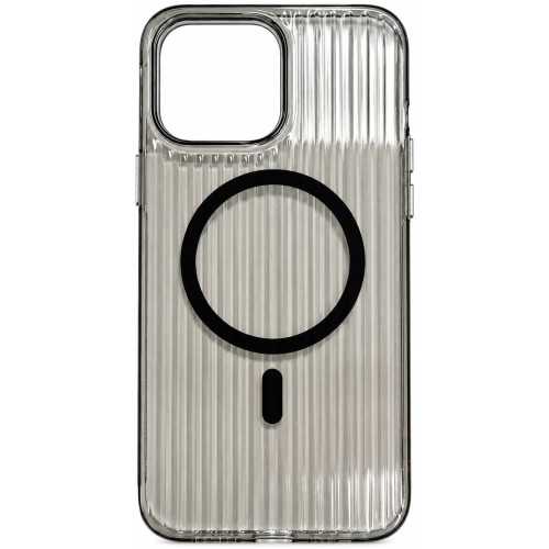 Чехол Corrugated Pattern Case with MagSafe для iPhone 14 Pro Max Black