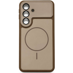 Чохол Armor Case Full Camera with MagSafe для Samsung S26 Plus S947 Brown