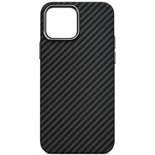 Чохол Carbon Case with MagSafe для iPhone 12/12 Pro Black