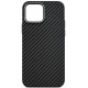 Чехол Carbon Case with MagSafe для iPhone 12 Pro Max Black - Фото 1