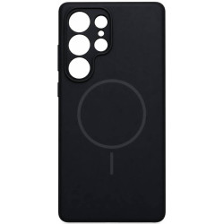 Чохол Silicone Case with MagSafe для Samsung S25 Ultra S938 Black