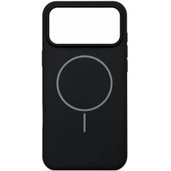 Чехол Silicone Case Thin Circle with MagSafe для iPhone 17 Pro Max Black