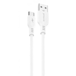 Кабель Proove Rebirth USB to Type-C 3A 1m White  (CCRE27001202)