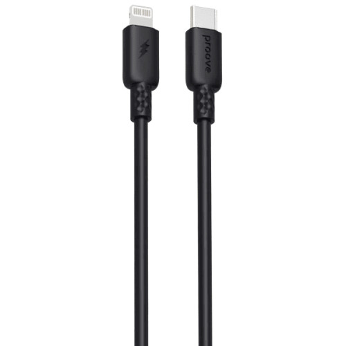 Кабель Proove GridLine Type-C to Lightning 27W 1m Black (CCGL27002101)