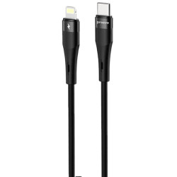 Кабель Proove Light Silicone Plus Type-C to Lightning 1m Black (CCLS27002101)