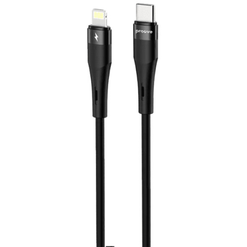 Кабель Proove Light Silicone Plus Type-C to Lightning 1m Black (CCLS27002101)