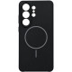 Чехол Silicone Case with MagSafe для Samsung S26 Ultra S948 Black