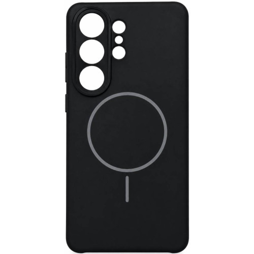 Чехол Silicone Case with MagSafe для Samsung S26 Ultra S948 Black