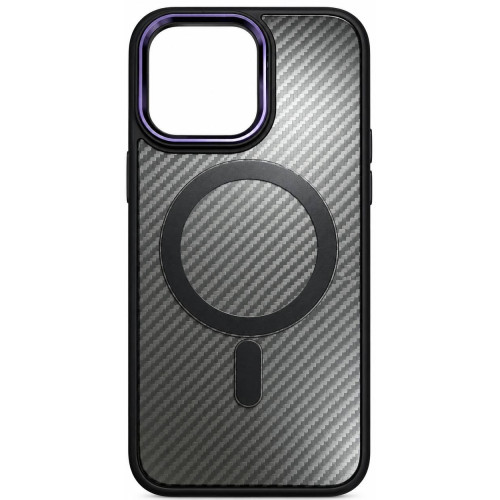 Чехол Black Matte Case with MagSafe для iPhone 14 Pro Max Deep purple