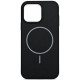Чохол Silicone Case with MagSafe для iPhone 14 Pro Max Black - Фото 1
