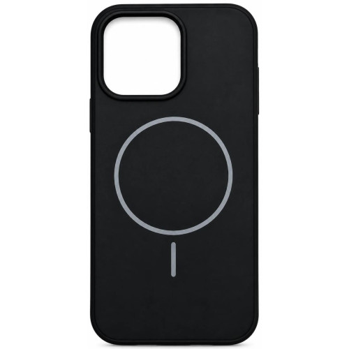 Чехол Silicone Case with MagSafe для iPhone 14 Pro Max Black