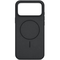 Чохол Silicone Case Thin Circle with MagSafe для iPhone 17 Pro Max Charcoal Grey Black
