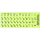 Наклейка для клавіатури Ukraine Keyboard Stickers Neon/Black - Фото 1