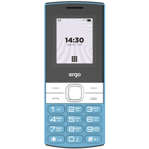 Телефон ERGO B185 Blue
