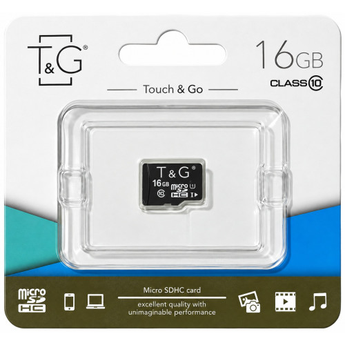 Карта памяти T&G microSDXC 16GB UHS-I Class 10