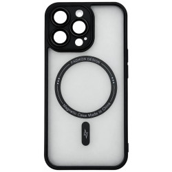 Чехол Skin Clear Case with MagSafe для iPhone 13 Pro Black