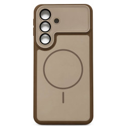 Чохол Armor Case Full Camera with MagSafe для Samsung S26 S942 Brown