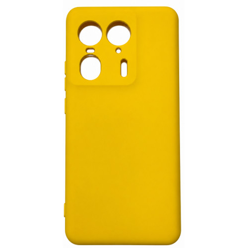 Чохол Silicone Case Full Camera для Motorola Edge 50 Ultra Yellow