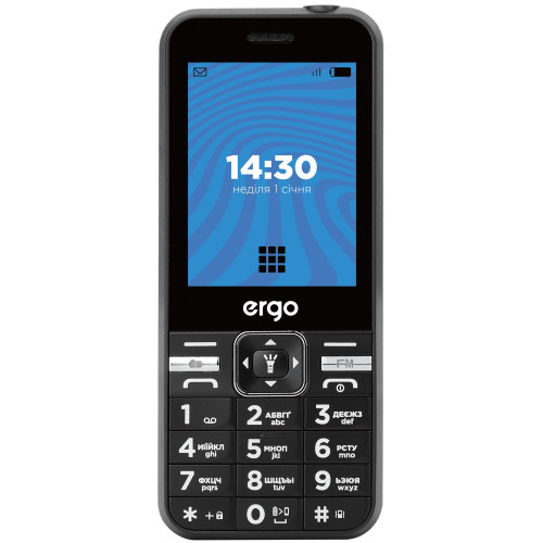 Телефон ERGO E281 Black