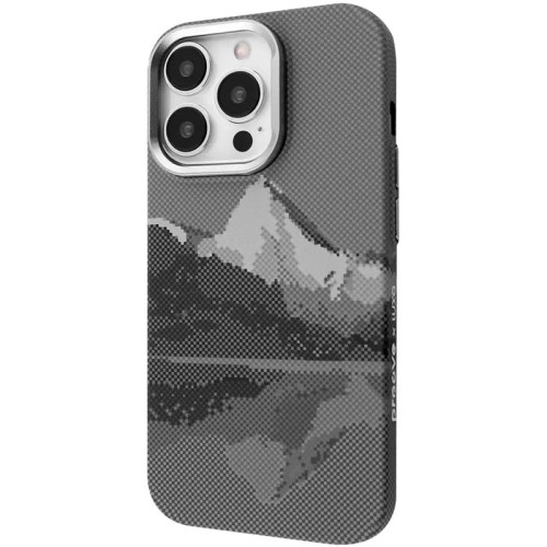 Чехол Proove Gleam Case with Magnetic Ring для iPhone 15 Pro Silver Peak (PCGCIP15P069)