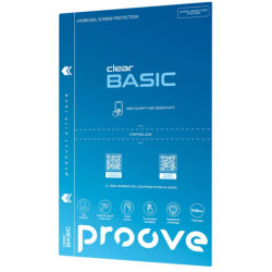 Захисна гідрогелева плівка Proove Hydrogel Screen Protection BASIC Прозора (GGBA11600150)